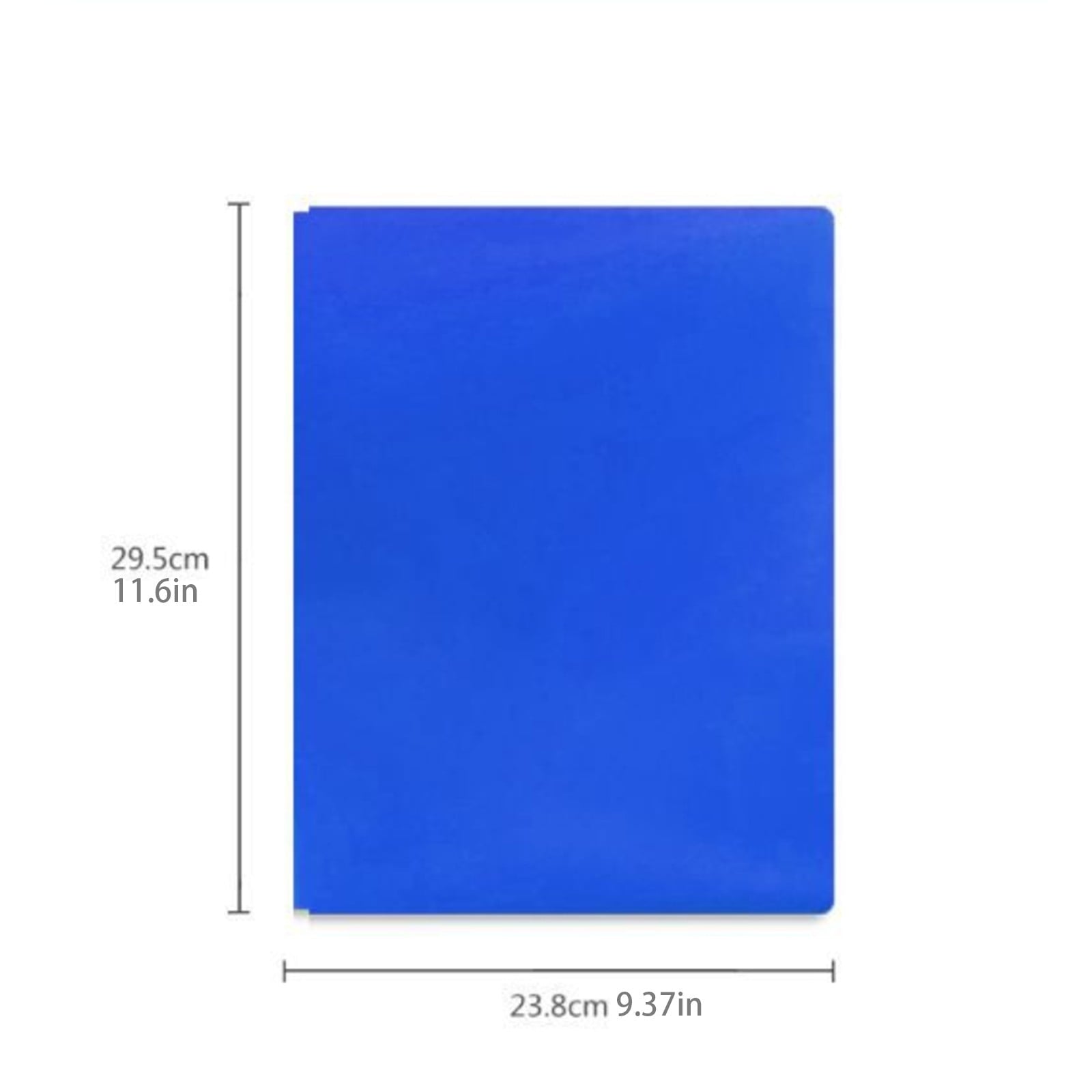 6 Pack Multicolor Plastic Folders with Pockets and Prongs, 2 Pocket Heavy Duty Plastic Folders with Prongs and Brads for School, Office, Home, and Work, Back to School Supplies, 9.37x11.6"