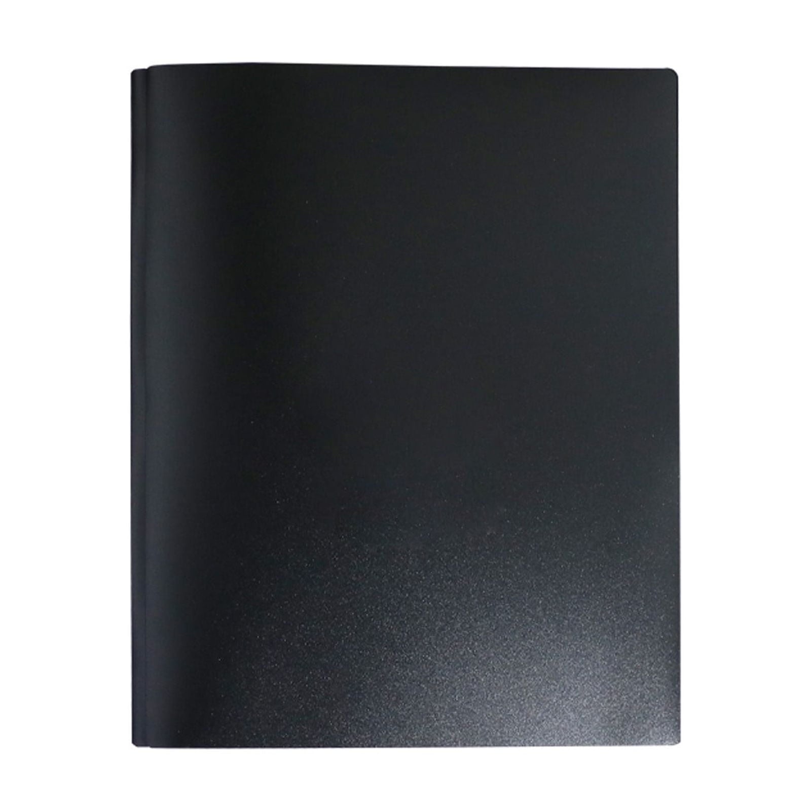 Clearance Items! Plastic Folder Black, Hilingoto Collapse Folder, Two Pocket Folder Three Hole Punch Prong Fasteners Letter Size Extra Tough Folders Assorted Colors(A Plastic Folder)