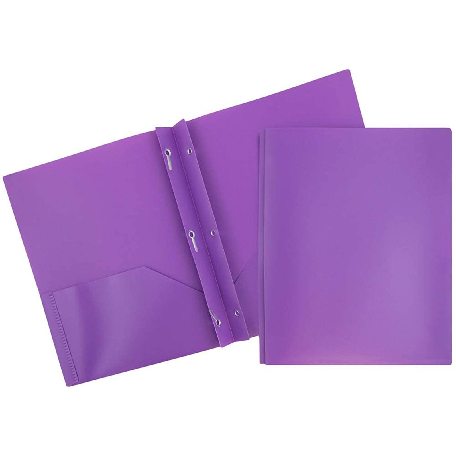 Colored Plastic Folder With Pockets And Prongs (Assorted Colors 1 ) Colorful Folders With & School Folders With Fasteners