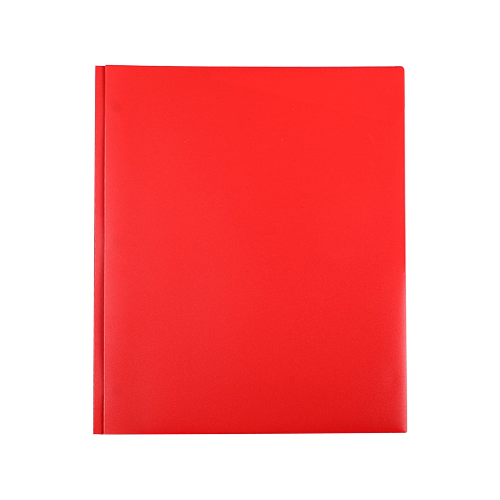 PureCasa Plastic Folders with Pockets 1PC- Letter Size 3-Ring Binder Folders Durable & Waterproof for School, Office
